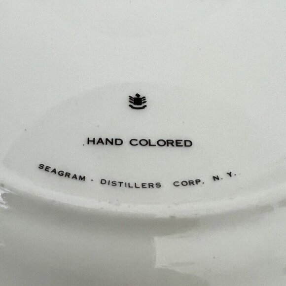 The House of Seagram Decorative Plate by Wm J Schaldach Morning Doves 10" Wildli - Picture 10 of 11